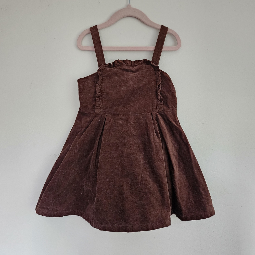 Janie and Jack Brown Corduroy Dress